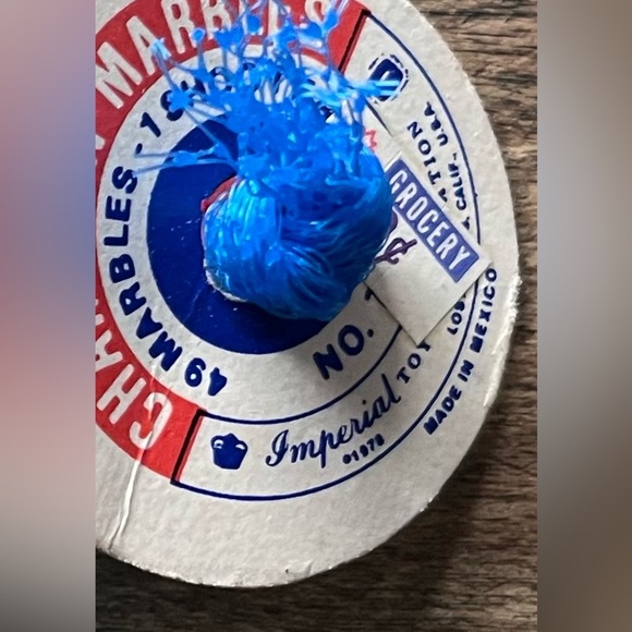 Champion Marbles in sealed Blue Mesh Bag from 1978 - Picture 2 of 2